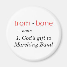 Trombone - Definition Refrigerator Magnets