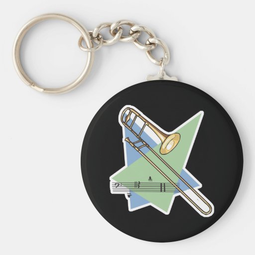 trombone key chains