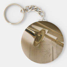 Trombone keychain