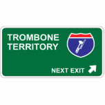 Trombone Next Exit photo sculptures