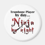 Trombone Ninja Fridge Magnets