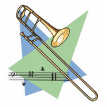 trombone photo sculptures