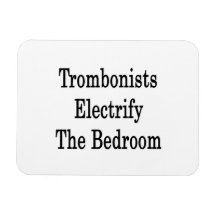 Trombonists Electrify The Bedroom Rectangle Magnets