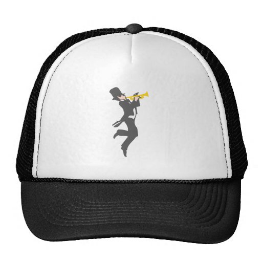 Trompetenspieler trumpet player trucker mütze
