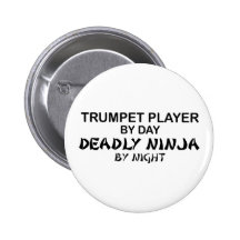 Trompette Ninja mortel par nuit Badge