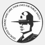 trooper round stickers