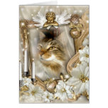"Trooper The Cat" Angel Blessings Greeting Card