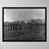 Troopers with Sabres at Brandy Station, VA 1864