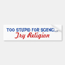 Trop stupide pour la Science Adhésifs Pour Voiture