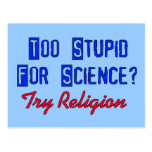Trop stupide pour la Science Cartes Postales