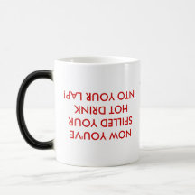 TROP TARD ! , MAINTENANT VOUS AVEZ RENVERSÉ VOTRE  TASSES