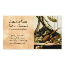 Trophies of the Hunt, 1862 Claude Monet Business Card Template