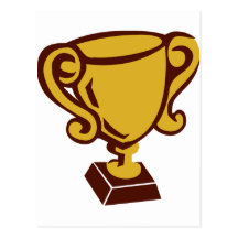 Trophy - Cup Postcard