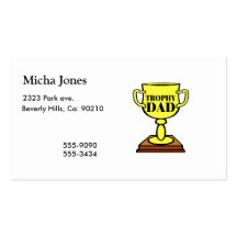 Trophy Dad Business Card