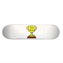Trophy Husband Custom Skateboard