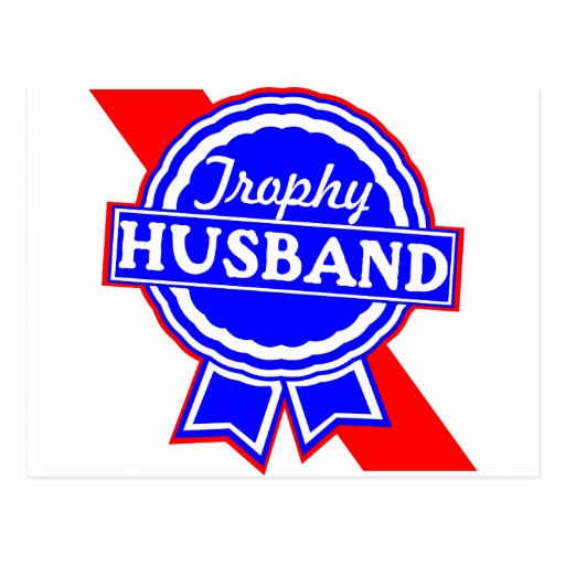 Trophy Husband Post Card