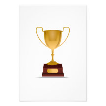 Trophy Personalized Invitation