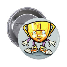 Trophy Pinback Button