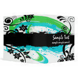 Tropical Abstract Binder
