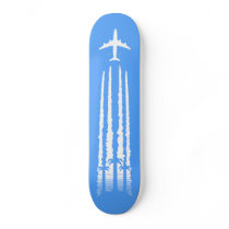Tropical Airline Blue Skate Board Deck