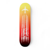 Tropical Airline Sunset Custom Skateboard