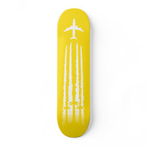 Tropical Airline Yellow Skateboards