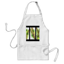 Tropical Bamboo Painting - Multi Aprons