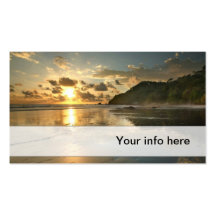 Tropical Beach Business Card