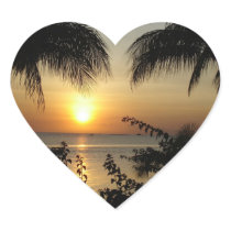 Tropical Beach Paradise Stickers