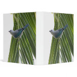 Tropical Bird Picture on Palm Tree Binder