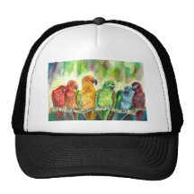 Tropical Birds Hats