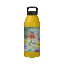 Tropical Blossoms Water Bottle