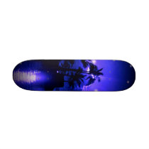 Tropical Blue Skate Board Decks