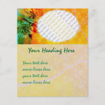 Tropical Borders flyer template