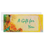 Tropical Borders Gift Certificate template rack cards