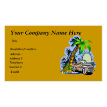 Tropical business Card