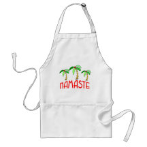 Tropical Christmas Yoga Gifts Apron