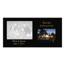 Tropical Destination Thank You Photo Cards