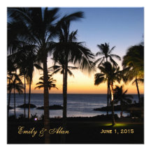 Tropical Destination Wedding Invitations