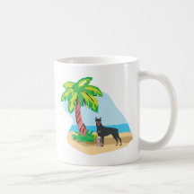Tropical Doberman Mug