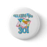 Tropical Drinks Celebrating 30 buttons