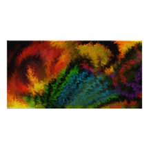 tropical feathers photo cards