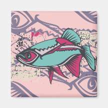 Tropical Fish Tshirts and Gifts Magnet