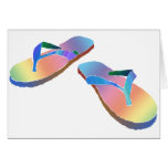 Tropical Flip Flops 2 Card