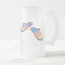 Tropical Flip Flops 2 Mugs