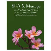 Tropical flower custom flyer