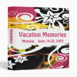 Tropical Flowers Binder