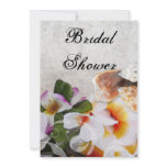 Tropical Flowers Bridal Shower Invitations
