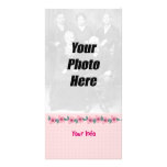 Tropical Flowers Photo Cards tall