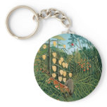 Tropical Forest – Battling Tiger and Buffalo